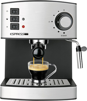 Hotel Maker Direct Supply 850 Watts 15 Bar Espresso Coffee Maker With Stainless Double Filter Espresso Coffee Machine India