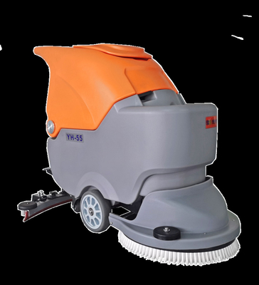 Hotels Walk Behind Industrial Floor Scrubber Dryer Floor Scrubber Cleaning Machine