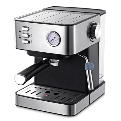 Household Espresso Machine 15Bar Espresso Coffee Maker Espresso Latte and Cappuccino Machine with Steam Drip Tray for Easy Cleaning