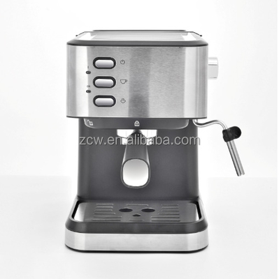Hotel espresso coffee machine milk frother digital touch screen 15 bar pump pressure espresso cappuccino maker Italian
